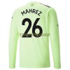 Original Fußballtrikot Manchester City Mahrez 26 Ausweichtrikot 2022-23 Langarm Für Herren